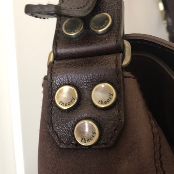 Theory Leather Bag w/Dust Bag - Picture 4 of 9